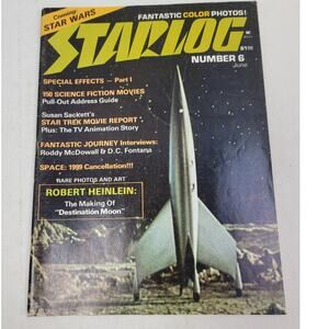 Vintage June 1977 Starlog Magazine of the Future #6 Making of Destination Moon